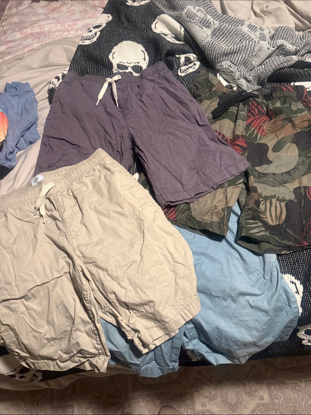 Old Navy Kids Shorts - Beige, Purple, Light Blue, Camo